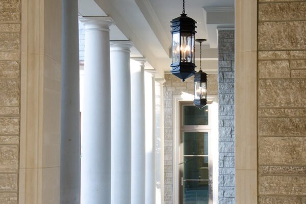 Classic iron lantern pendants colonnade by Solara Custom Living