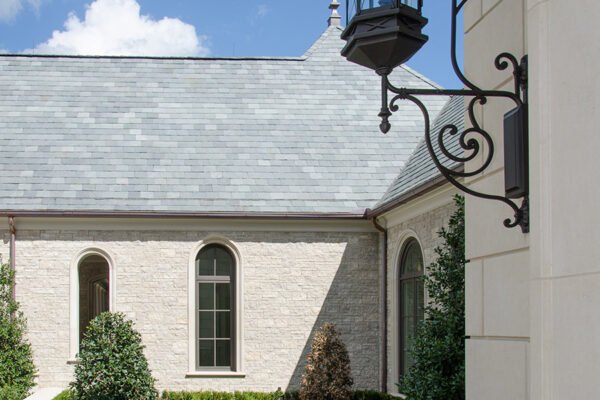 Classic iron wall lantern harlequin garden view by Solara Custom Living
