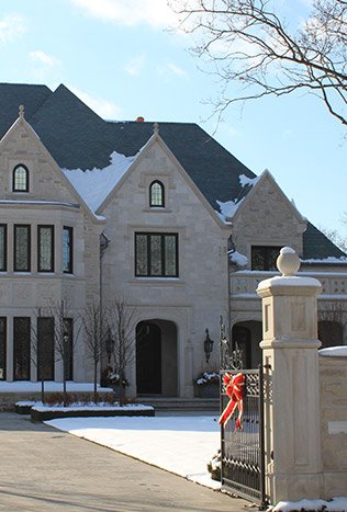 Classic versailles cast bronze door stone manor by Solara Custom Living