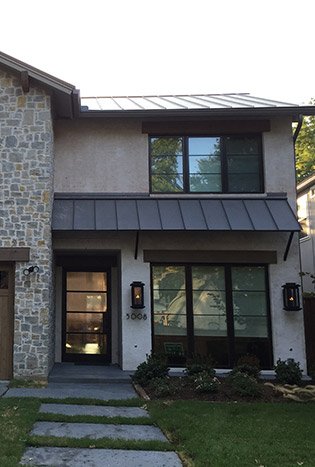 Low profile steel lp200 doors modern farmhouse by Solara Custom Living