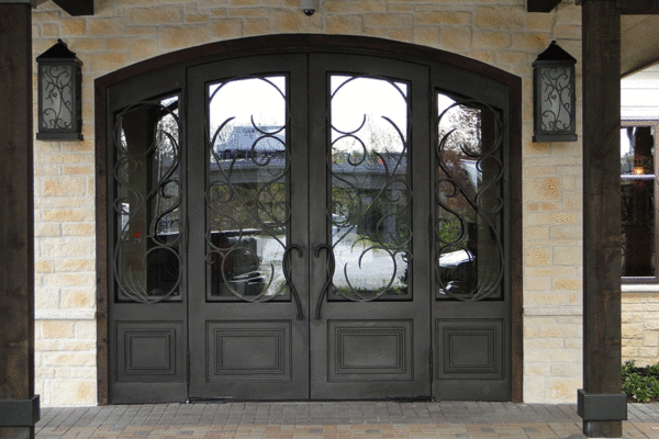 Oliver-classic-wrought-iron-doors-contemporary-steel-doors-solara-doors-lighting-CLA-S1009-(2)